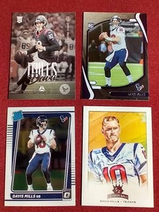 lot 83 image: (4) 2021 Davis Mills Rookie Cards