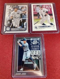 lot 92 image: (3) Aaron Judge Cards