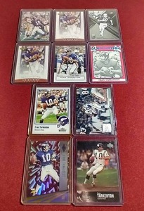 lot 95 image: (10) Fran Tarkenton Insert Cards