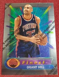 lot 97 image: 1994-95 Topps Finest Grant Hill Rookie Card