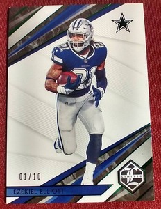 lot 113 image: 2021 Panini Limited Ezekiel Elliott Card - #d10