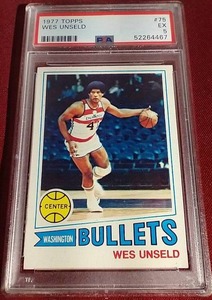 lot 126 image: 1977 Topps Wes Unseld - PSA 5