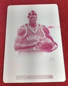 lot 130 image: 2014 National Treasures Kevin Garnett Printing Plate 11