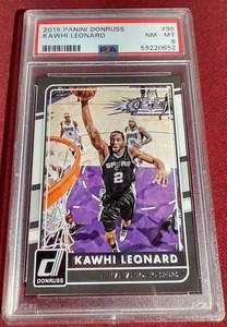 lot 136 image: 2015 Donruss Kawhi Leonard - PSA 8
