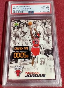 lot 159 image: 1997 Upper Deck Nestle Crunch Michael Jordan Card - PSA  8