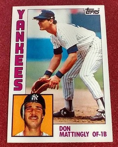 lot 162 image: 1984 Topps Don Mattingly Rookie Card