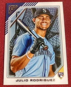 lot 187 image: 2022 Topps Gallery Julio Rodriguez Rookie Card