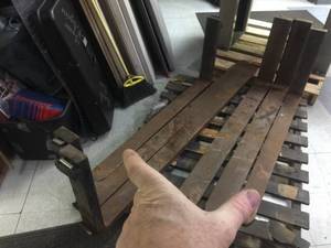 lot 12 image: Pair 48 x 4 Forklift Forks