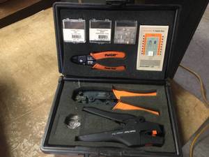 lot 31 image: Paladin Tools Patch-Check Crimper Set