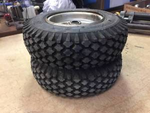 lot 44 image: Pair 4.103.50-6 Tires on Rims