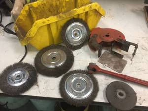 lot 56 image: Grinder Wire Wheels - Tool