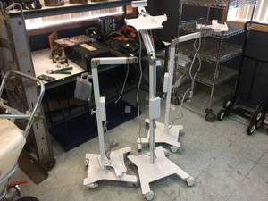 lot 113 image: 3 Rolling Hospital Media Carts