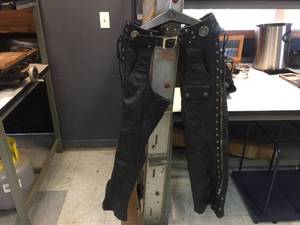 lot 142 image: Harley Davidson Womens Leather Chaps