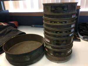 lot 147 image: 10 U.S.A. Standard Test Sieves