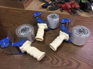 lot 181 image: 3 Large Capacity Boxtape Rollers