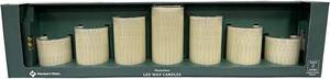 lot 4 image: Members Mark Flameless LED Wax Candles (7 Count)