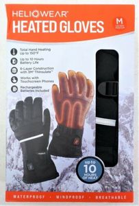 lot 28 image: HELIOWEAR Heated Gloves HWB100 Unisex Size L Waterproof Windproof Breathable