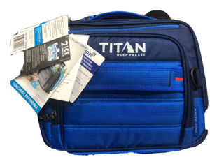 lot 82 image: New Titan Expandable Lunch Box. 2 Ice Walls. Includes Leak Proof Container Set