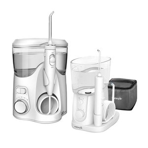 lot 77 image: Waterpik Ultra Plus and Nano Plus Water Flosser Combo Pack
