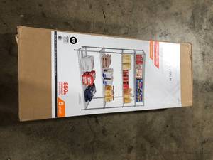 5-Tier Commercial Grade Heavy Duty Steel Wire Shelving Unit in ChromeMax (60 in. W x 72 in. H x 24 in. D) by HDX Customer Returns review all pictures