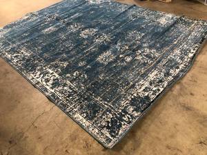 Unique Loom  Sofia Casino Blue 9 0 x 12 0 Area Rug Customer returns Review all pictures