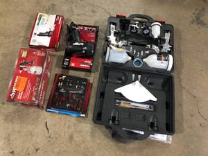 Mix lot of Husky Small Garage tools, Customer returns Review all pictures