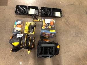 Mix lot of Small tools and Garage Items , Customer return Review all pictures