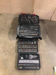 Husky Mechanics Tool Set (290-Piece) Customer returns Review all pictures missing pcs