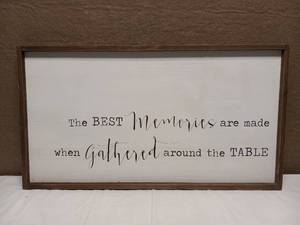 BEST MEMORIES WOOD WALL DECOR