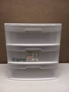 NEW STERILITE 3 DRAWER CART