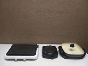 3 ELECTRIC COOKWARE