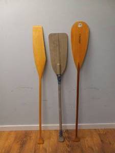 3 BOAT PADDLES