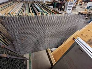lot 26 image: Collection Of Perforated Steel Paneling