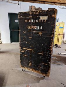 lot 90 image: Minnesota Opera Rolling Shop Cabinet With Contents