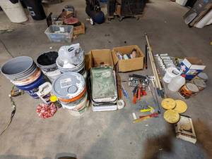 lot 97 image: Collection Of Painting Supplies