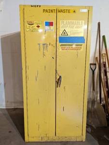 lot 98 image: Flammables Cabinet And Contents