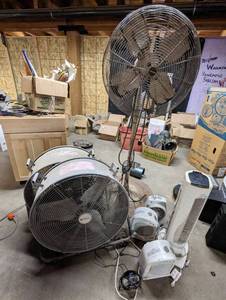lot 113 image: Collection Of Fans And Heaters