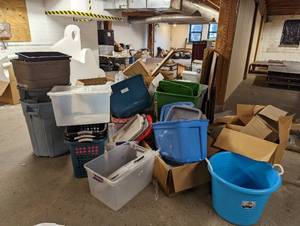 lot 133 image: Large Collection Of Storage Containers, Boxes, And More