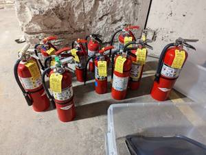 lot 153 image: Fire Extinguishers
