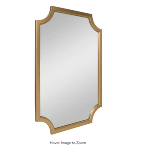 Kate and Laurel  Medium Irregular Gold Contemporary Mirror (36 in. H x 24 in. W)