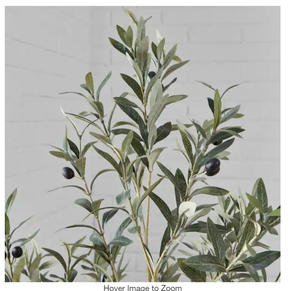 StyleWell  4.17 ft. Indoor Artificial Olive Tree