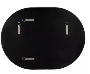 Kate and Laurel  Medium Oval Gold Neo-Classical Mirror (24 in. H x 18 in. W)