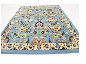 Unique Loom  Espahan Cape Cod Blue 8 0 x 10 0 Area Rug