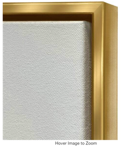 Pledge of Allegiance Stars and Stripes Wood Look Sign by Jo Moulton Floater Frame Country Wall Art Print 31 in. x 25 in.