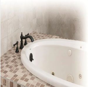 Deck Mount Roman Tub bathroom Faucet in Oil-Rubbed Bronze