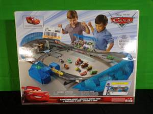 lot 6 image: Brand New Disney Pixar Cars Ultimate Florida Speedway Track Set