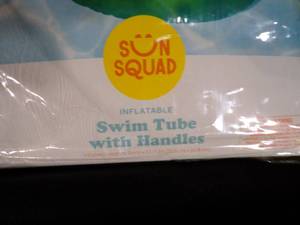 lot 16 image: Brand New Swimming Pool Fun Lot (Sunscreen  Inflatable  Bubble Wands)