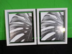 lot 17 image: New  Lot of 2 - 9.5 x 11.5 Matted To 8 x 10 Thin Profile Float Single Image Frame - Threshold