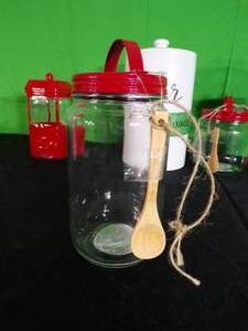 lot 40 image: Brand New Flour Cannister and Jars