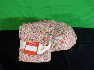 lot 49 image: Brand New Printed Cotton Percale Queen Sheet Set - Opalhouse designed with Jungalow ((MSRP $50)) - Bonus Sheet Included